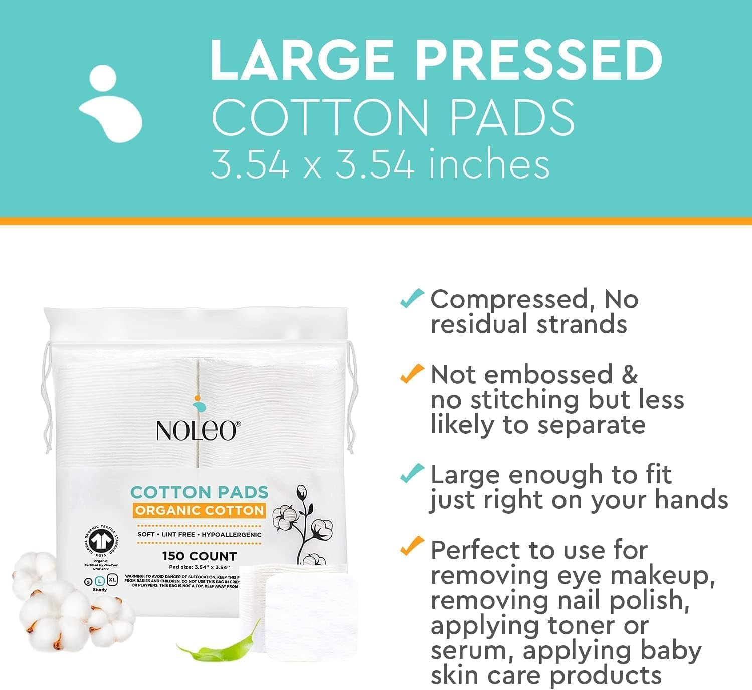 Organic Cotton Rounds & Pads